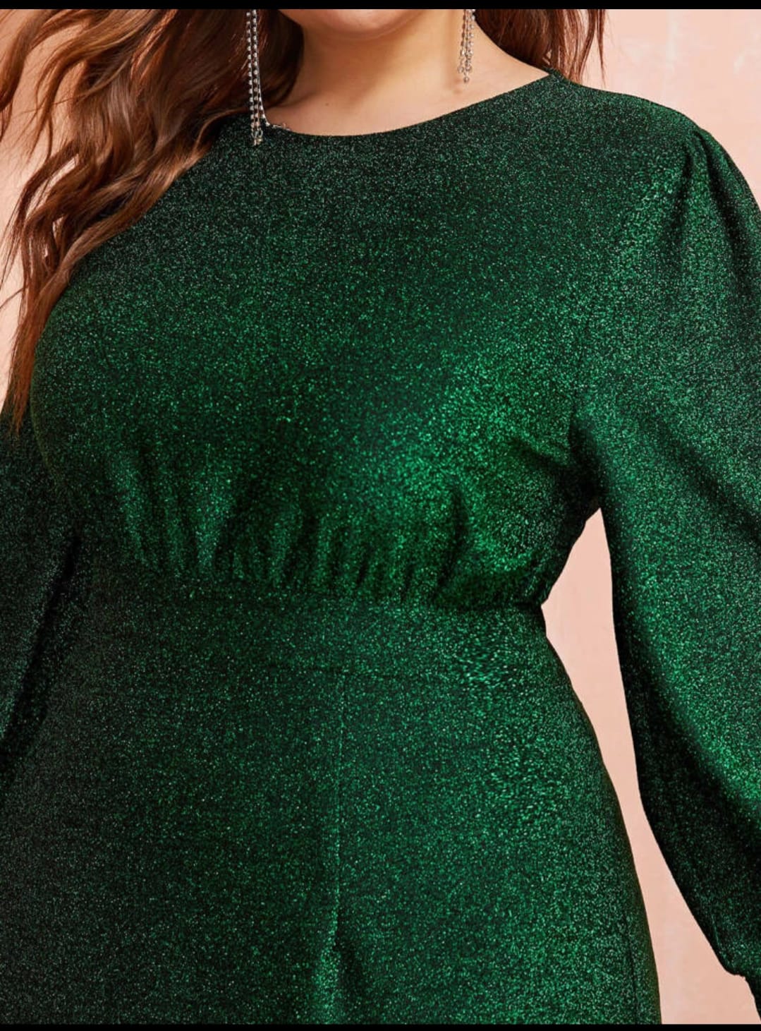 Women Wear Shimmer Highlow Party Dress